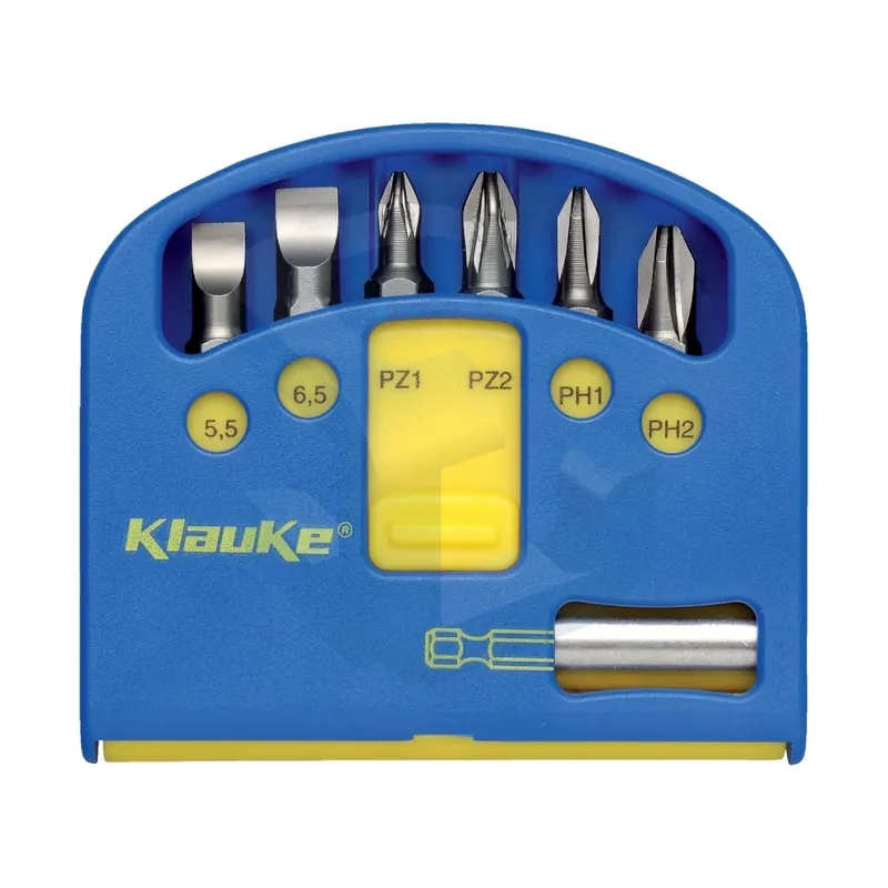 Promoție Set biti+adaptor 1/4'' - 7 piese - KL340