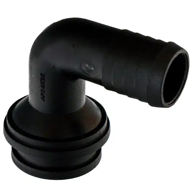 Lichidare de stoc Cot pentru filtru de aspirație pe furtun 25mm 90° 1 1/2"