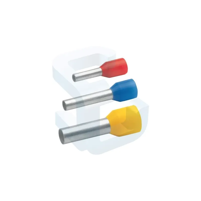 Tub de capat, izolat, pentru sectiunea de 1.5 mm2, L=18 mm Disponibil imediat