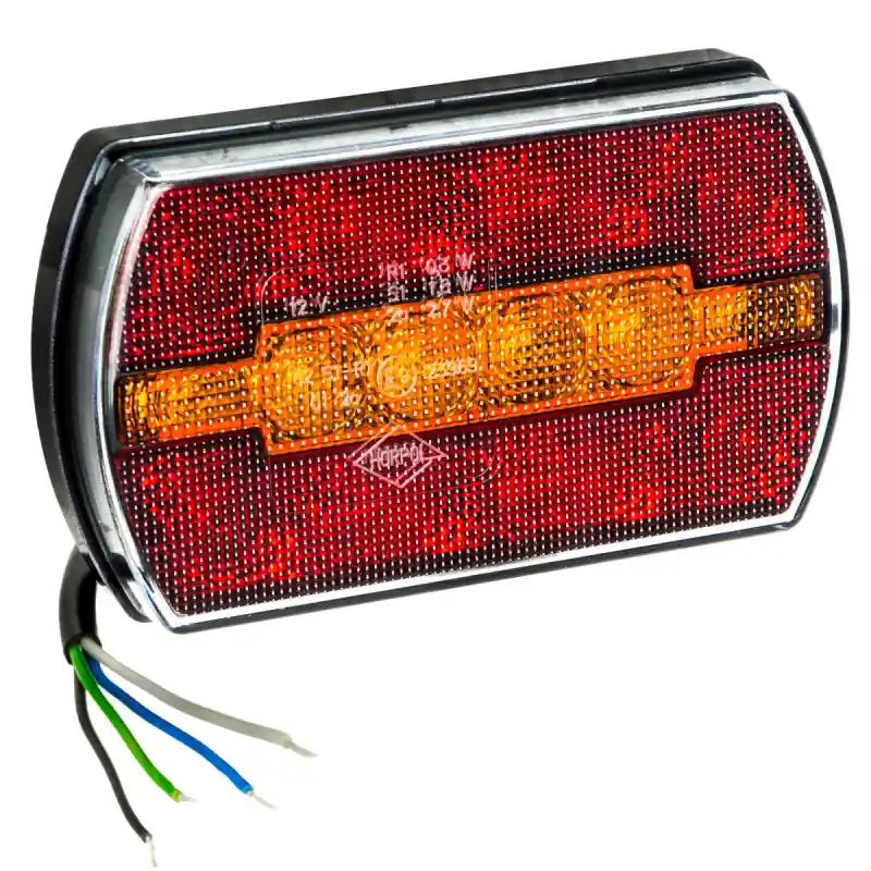 Ultima șansă Lampă spate combinată 14 led 12v 24v cu trei funcții Indicator de oprire lumini de poziție Horpol
