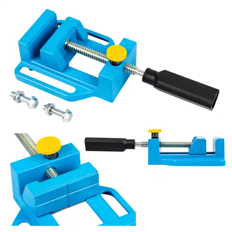 Menghină mașină pentru bormașină, aluminiu, plată, de masă, 70 mm Cel mai bun preț