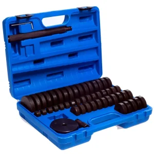 Preț promoțional Set pentru montarea și demontarea rulmenților și bucșelor, extractor de rulmenți, adaptoare de presă 18-74 mm, 52 piese TA1092