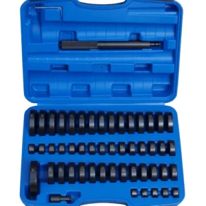 Adaptoare pentru împingerea rulmenților, bucșelor și niturilor 18-74mm 52 buc Nu rata