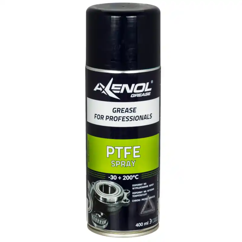 Doar azi Vaselina teflonată PTFE pentru lanțuri/balamale spray 400ml Axenol -30°C +200°C
