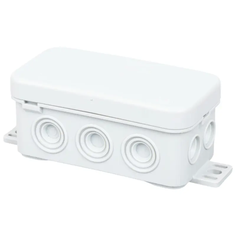 Cutie ermetică de instalare neagră IP65 S-BOX 120x80x50mm plastic Popular