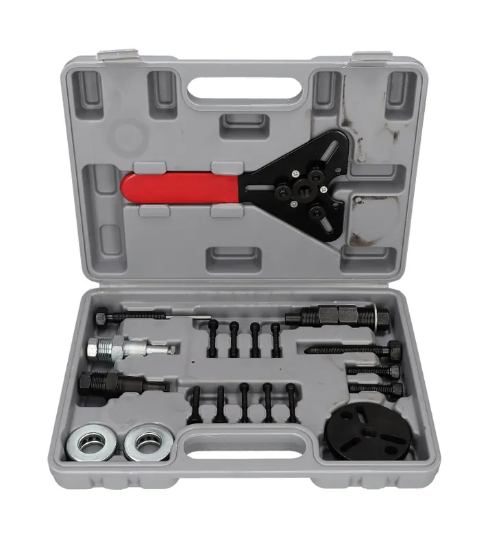 Comandă acum Unelte pentru demontarea și asamblarea compresoarelor și ambreiajelor, set de 23 de piese.