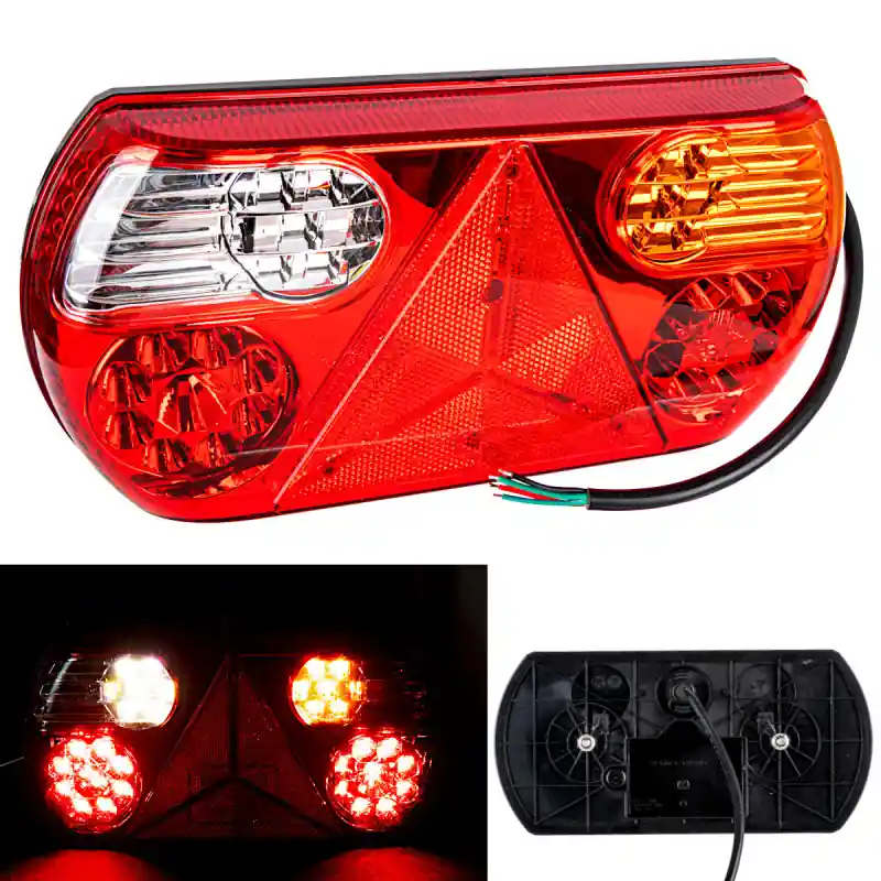 Cumpărături sigure Lampa Spate 12/24v 32 Led Triunghi Dreapta