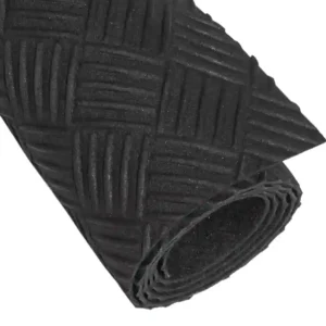 Plată sigură Covoraș de cauciuc antiderapant cu model grilaj 3mm 50x120cm