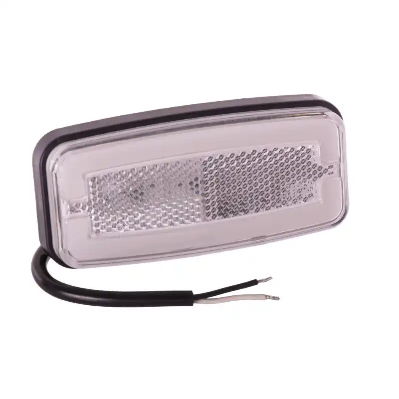 Lampă gabarit reflectorizantă 24 LED NEON albă 12V 24V Horpol Ofertă limitată