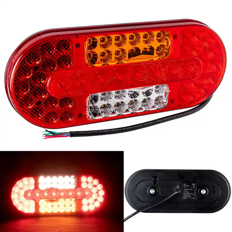Livrare gratuită Lampa Spate 12/24v 62 Led Oval Dreapta