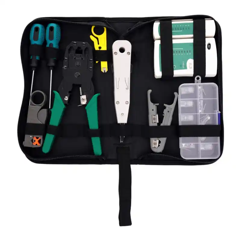 Plată securizată Tester cabluri RJ45 – set scule rețea 9 piese