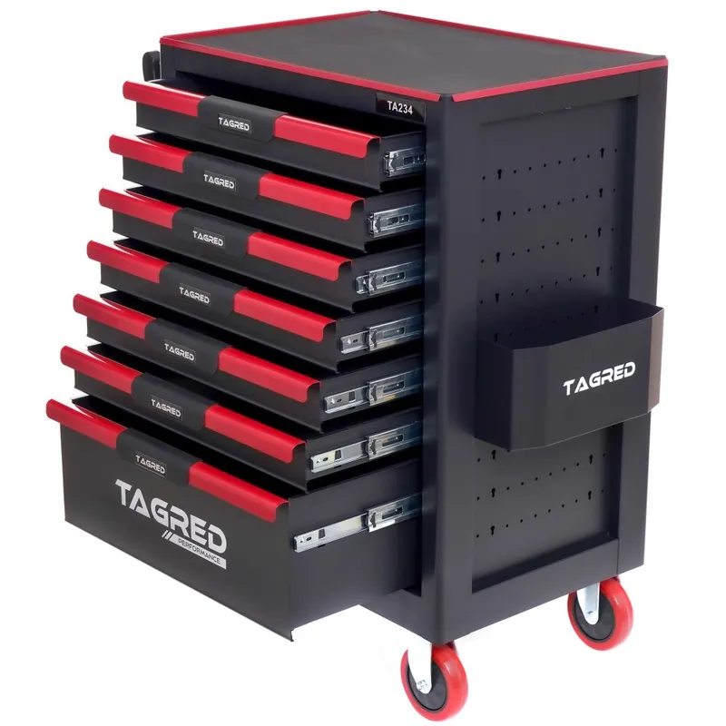 Premium Cărucior de atelier, 7 sertare TA234