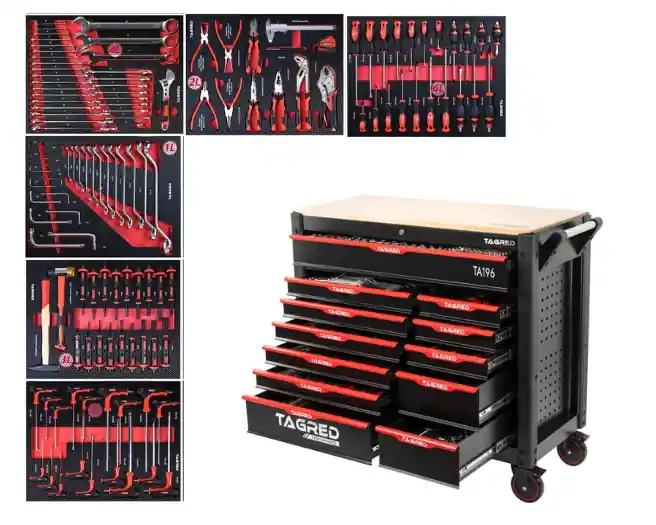 Livrare rapidă Cărucior de atelier PERFORMANCE XXL, 541pcs TA196