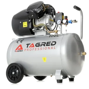 Ieftin Compresor cu ulei 3500W 100L 230V 2 pistoane, separator, 2 x ulei TA361