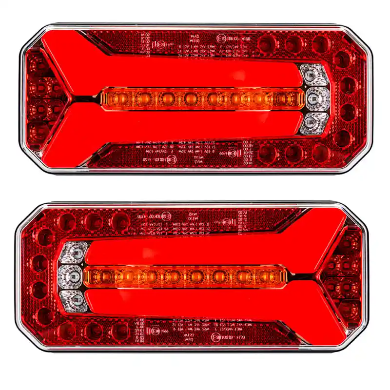 Lămpi Spate Combinație pentru Remorcă Led 12v 24v Pereche 2buc Vezi acum