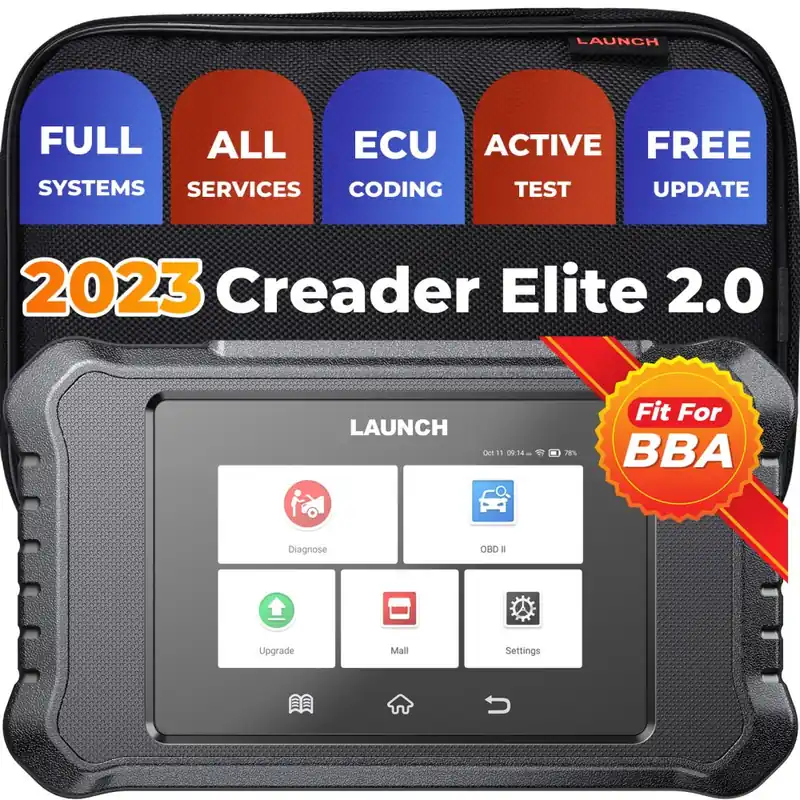 Tester diagnoză auto Launch Creader Elite 2.0 BBA 2026 Disponibil imediat