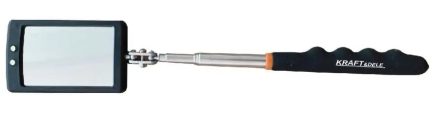 Ultima șansă Oglindă de inspecție cu LED, telescopică 285-876mm KD10189
