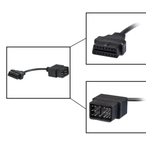 Plată sigură Cablu adaptor OBD II - Toyota 17 pini