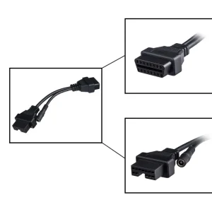 Ofertă de sezon Cablu adaptor OBD II - Mitsubishi 12 pini