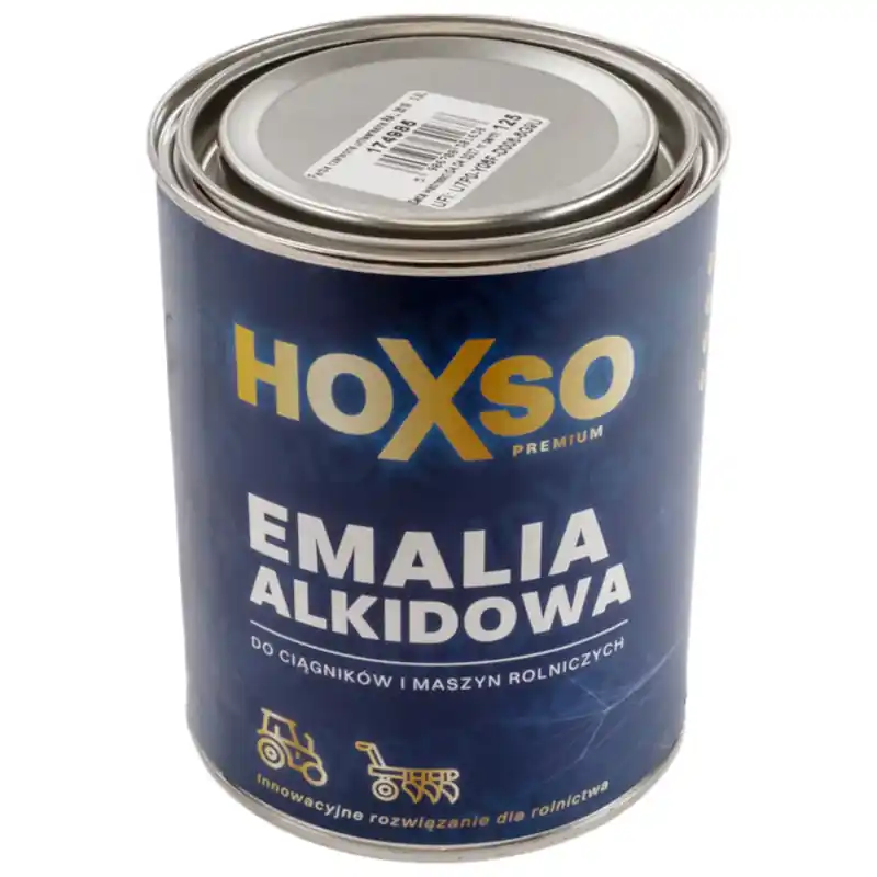 Email alchidic pentru utilaje și tractoare | roșu RAL 3519 | uscare rapidă | 0,8 l | HOXSO Reduceri