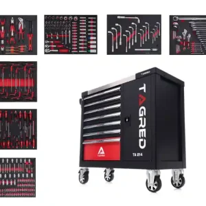 Discount Cărucior de atelier cu scule, 298 piese TA214