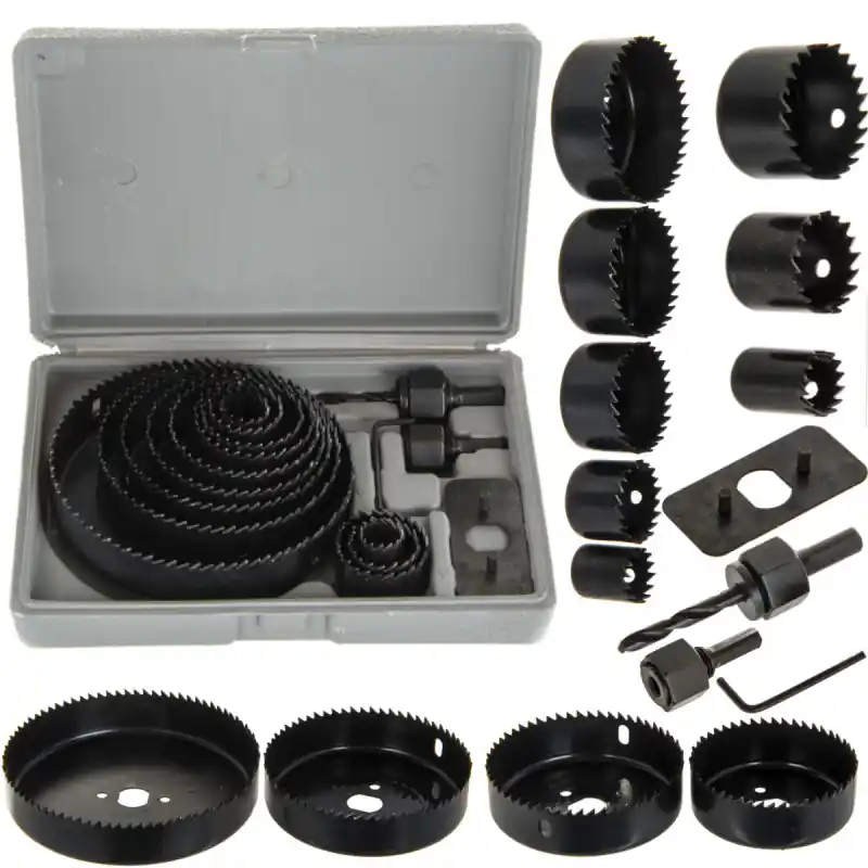 Ferăstrău de găurit lemn 16 Elm. Set de 2 adaptoare Retur gratuit