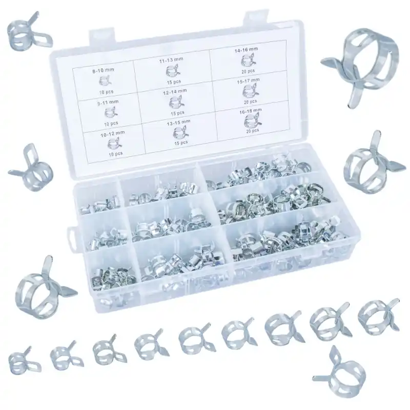 Ofertă de sezon Coliere tip arc Falcon 8–18mm 135 piese | F01126