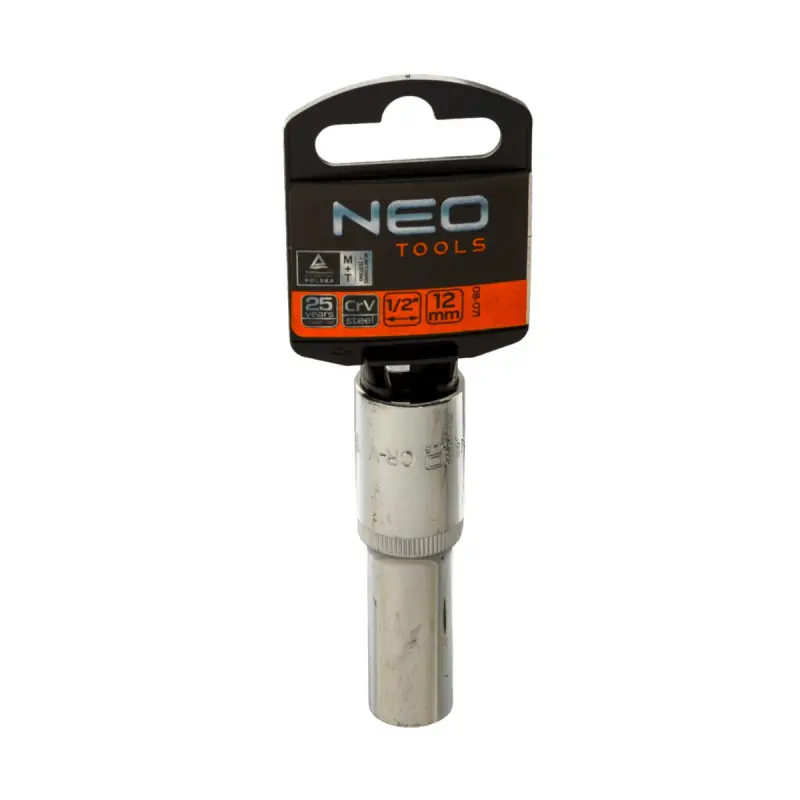 Premium Tubulară dodecagonală lungă 1/2" 12mm Neo 08-071