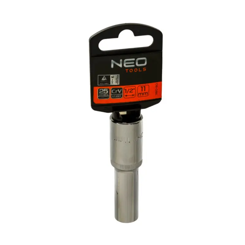 Promoție Tubulară dodecagonală lungă 1/2" 11mm Neo 08-086