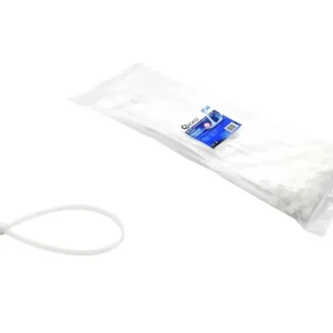 Ultima șansă Legături pentru cabluri 185x4,8mm ALB