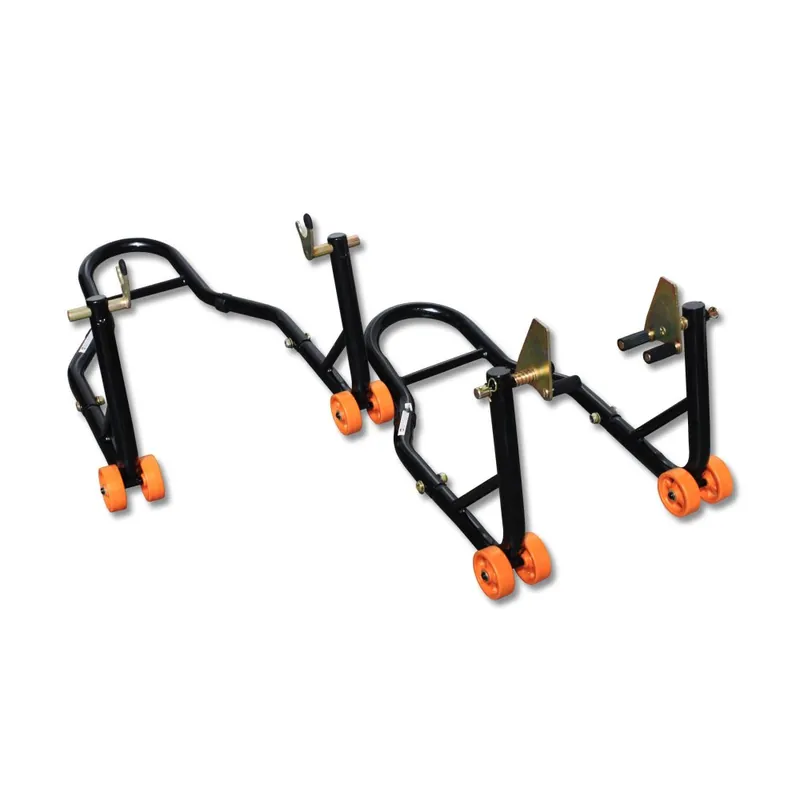 Retur gratuit Set de 2 suporturi pentru motociclete - combo față + spate până la 500 kg VIDLIČKA