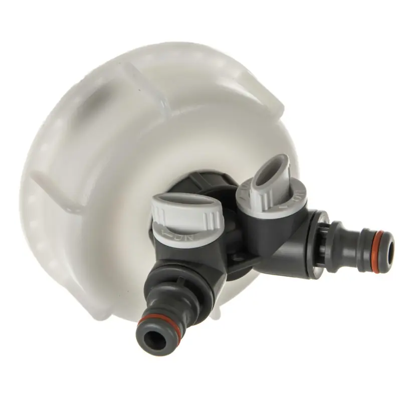 Popular Reductor S100x8 la cuplaj rapid 1/2" cu supapă 1" container IBC Mauzer