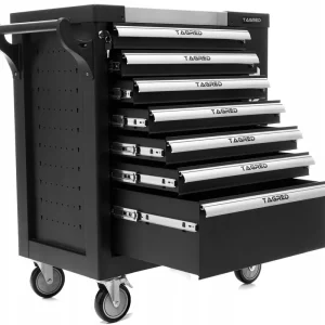 Cel mai vândut Cărucior de atelier TA213, 7 sertare, blat din oțel TA213