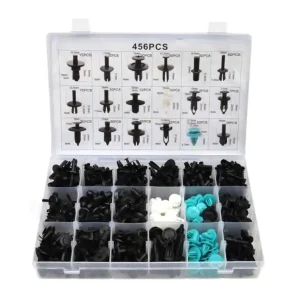 Promoție Set cleme universale din plastic 456buc G02928