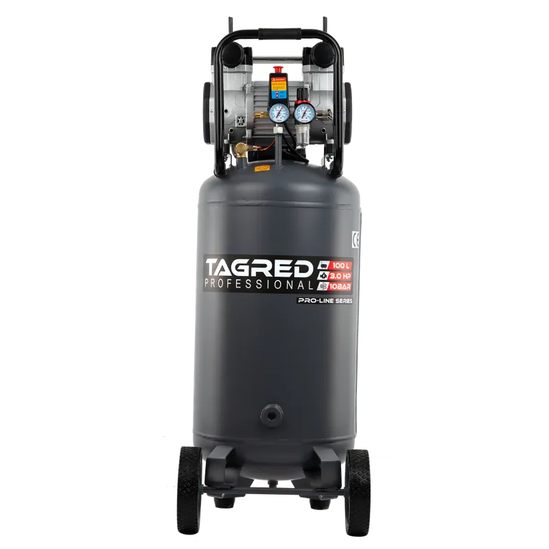 Compresor vertical fără ulei 10 BAR 100L R2 TA3397 Noutate