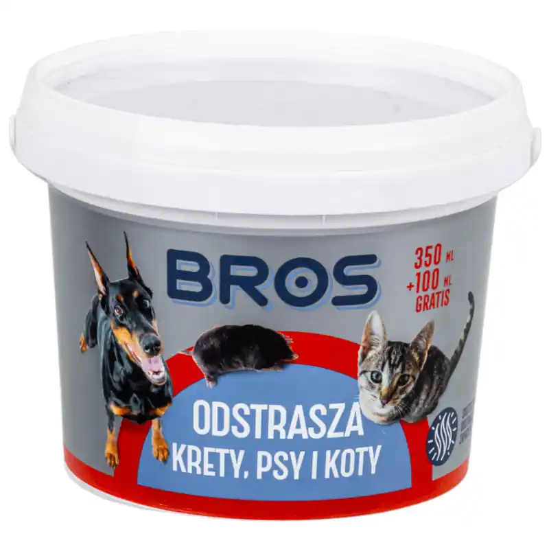 Ofertă limitată BROS repelent pentru cârtițe, câini și pisici 350 ml