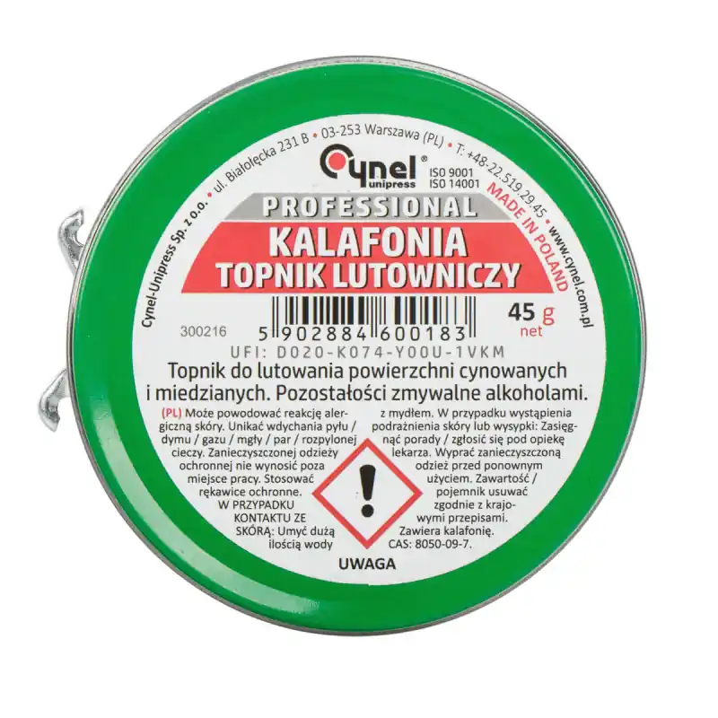 Calitate înaltă Colofoniu de lipit 45g Cynel