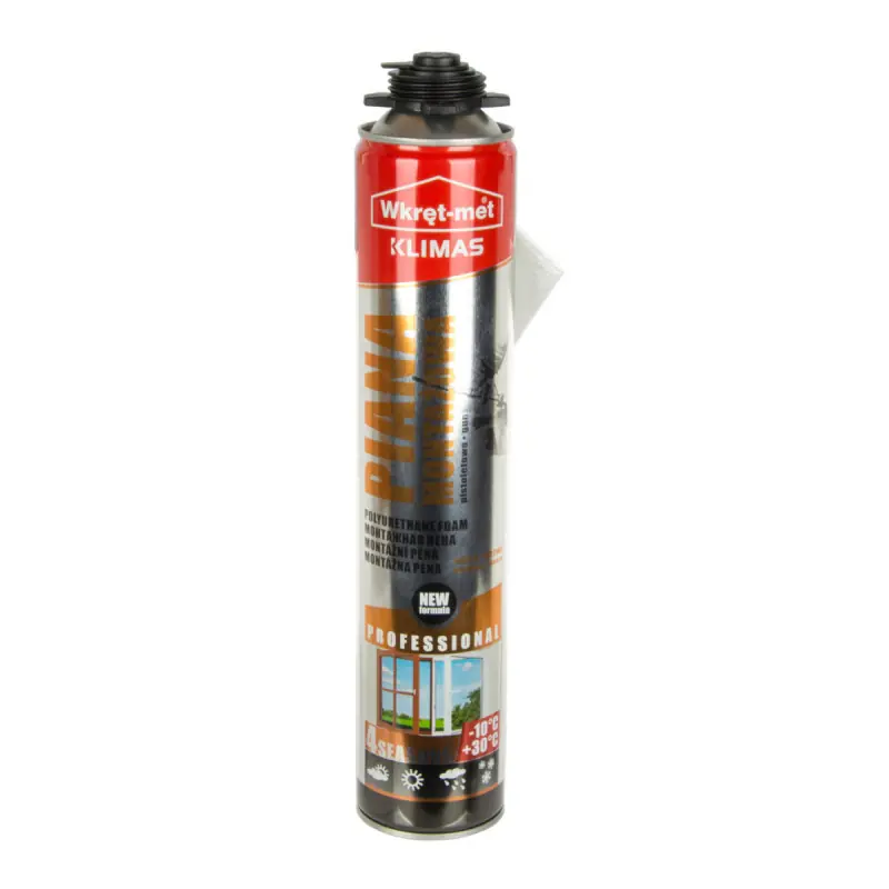 Spumă poliuretanică pistol profesională Klimas 750 ml Reducere extra