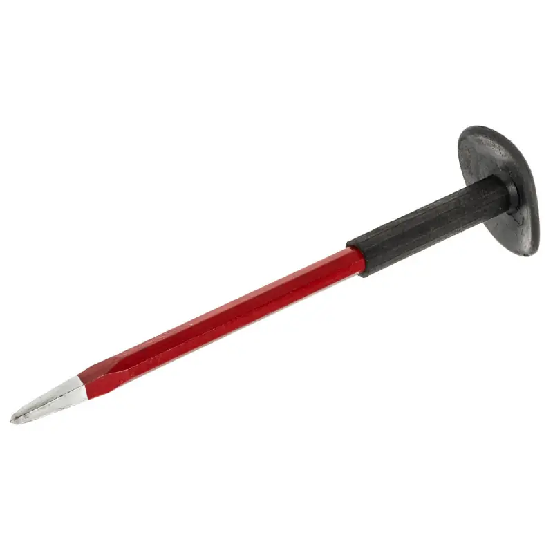 Expediere rapidă Dalta ascutita pentru daltuit la rece BEOROL cu maner de protectie din cauciuc 300 mm cu capac