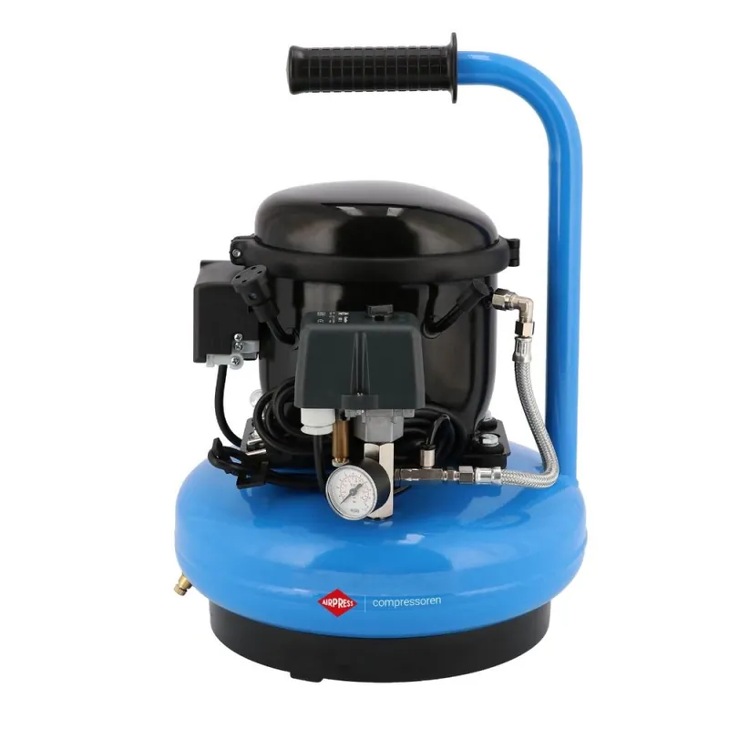 Compresor mic cu două pistoane L 6-45 8 bar 0,3 CP/0,2 kW 18,5 l/min 6 l silențios 36515 Doar azi