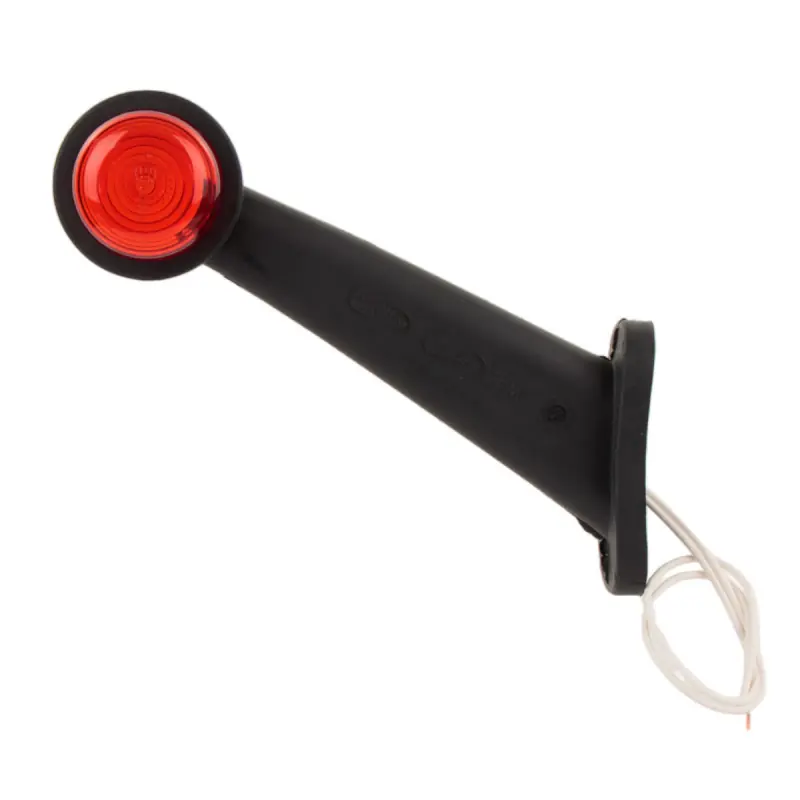 Lampă gabarit 12v 24v albă și roșie pe brațul WAS Transport gratuit