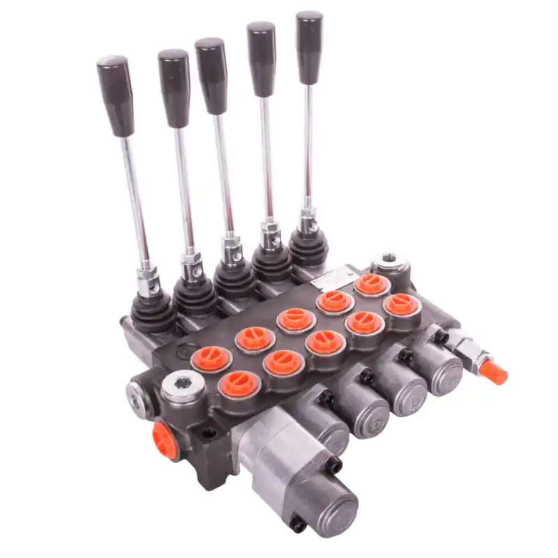 Distribuitor hidraulic 40 l/min 5 secțiuni PDDDZ Expediere rapidă
