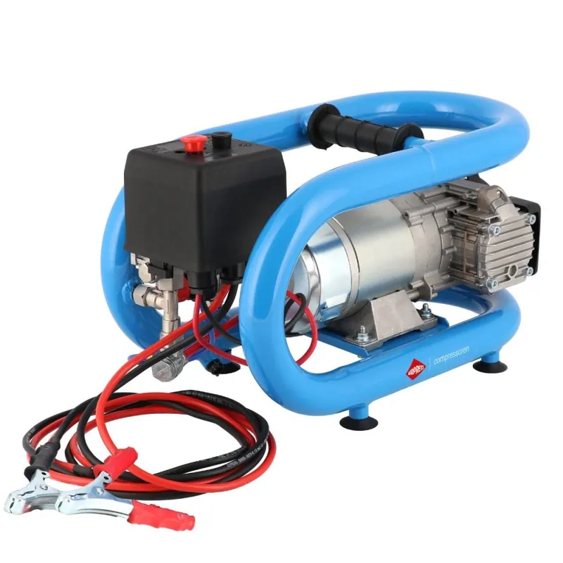 Retur ușor Compresor auto mic 12V LMO 3-190 8 bar 0,7 CP/0,5 kW 152 l/min 3 l cu piston dublu fără ulei 36747