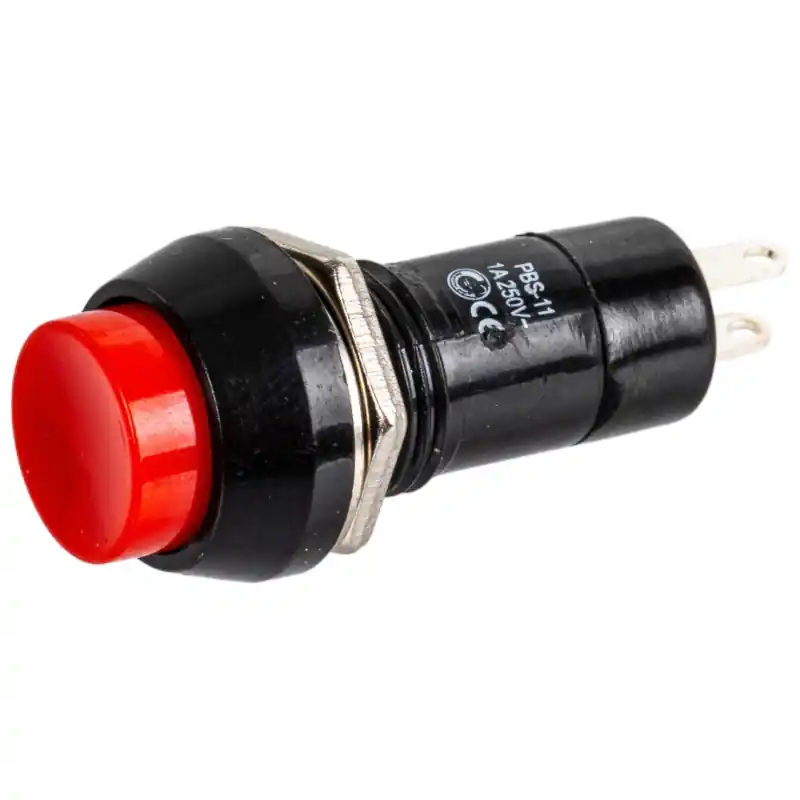 Preț promoțional Întrerupător ON-OFF bistabil 2 pini 230 V tip buton roșu