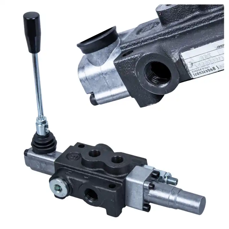 Distribuitor hidraulic 1 secțiune 40 l/min 1x flotantă P, comandă manetă Badestnost Ieftin