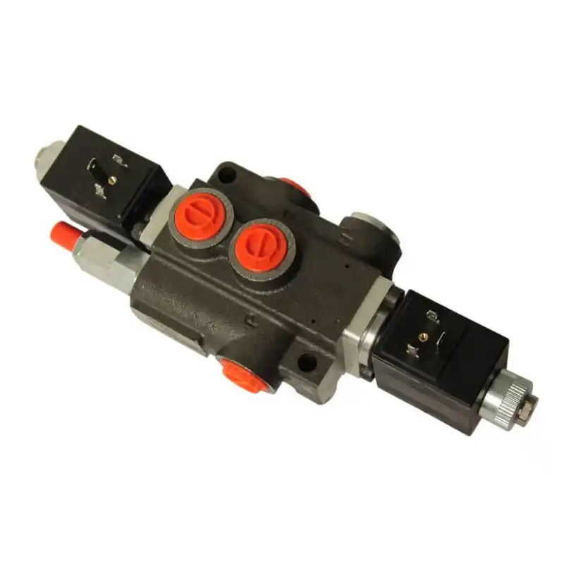 Distribuitor hidraulic 1 secțiune 50 l/min secțiune dublu efect D, comandă electrică 24V Badestnost Reducere specială