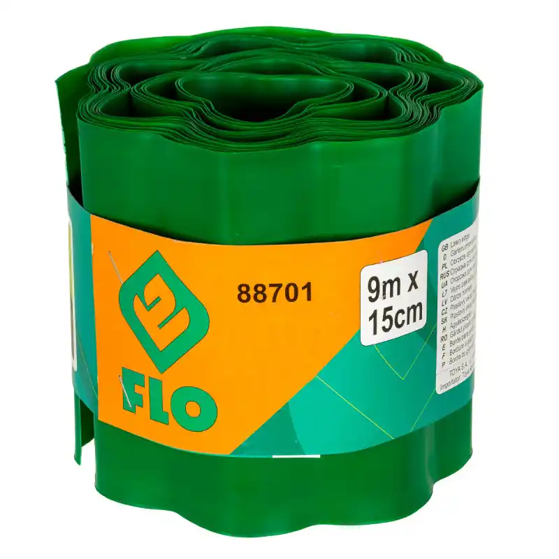 BORDURĂ DE GRĂDINĂ 15cm 9m VERDE Ieftin