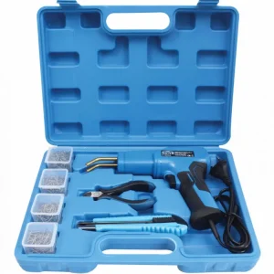 Livrare gratuită Aparat de sudură din plastic cu accesorii în valiză S-WG50W