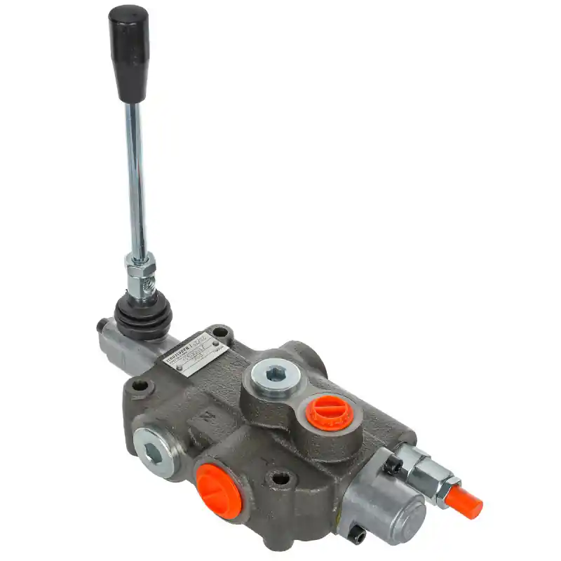 Distribuitor hidraulic 1 secțiune 80 l/min pentru cilindri simplu efect J, comandă manetă Badestnost Expediere rapidă