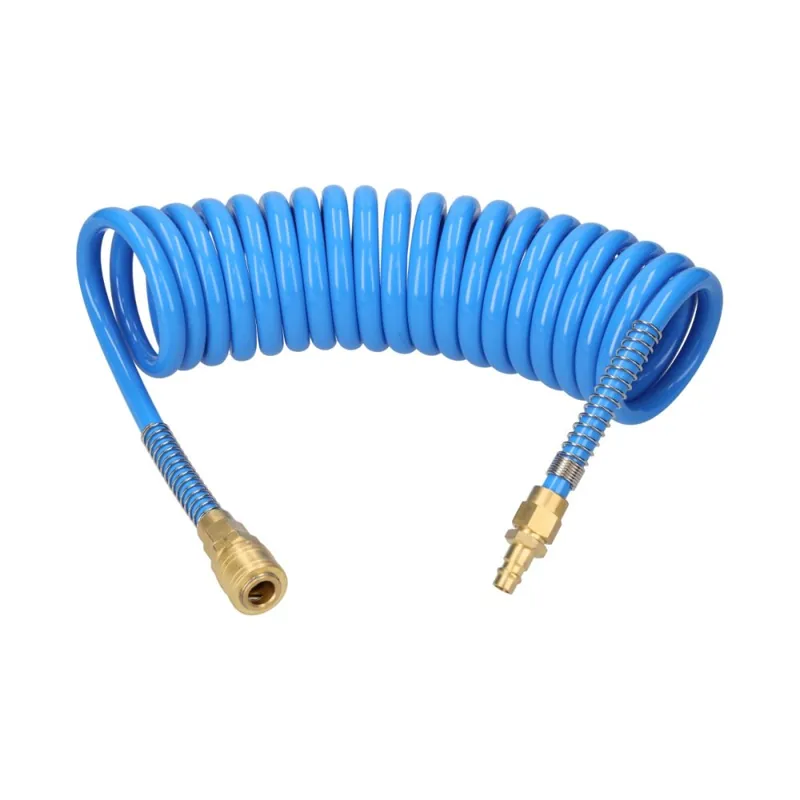 Furtun spiralat pneumatic 12x8 mm, 5 m Nu rata